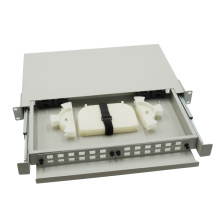 Supply rack mount type white color 24 port patch panel SC/LC optical distribution frame ODF